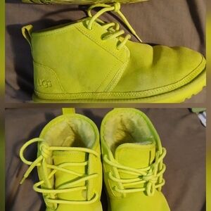 UGG Neon Yellow Boots